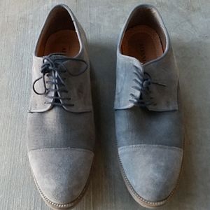 Alfani Suade Eric Cap Toe Oxfords in Gray for Men